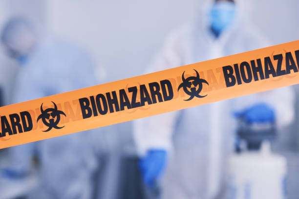 Professional Biohazard technician working in Grapevine, TX